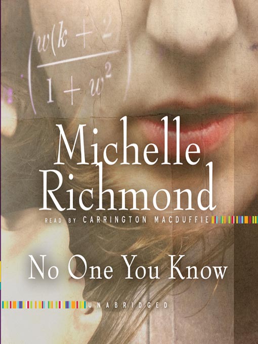 Title details for No One You Know by Michelle Richmond - Wait list